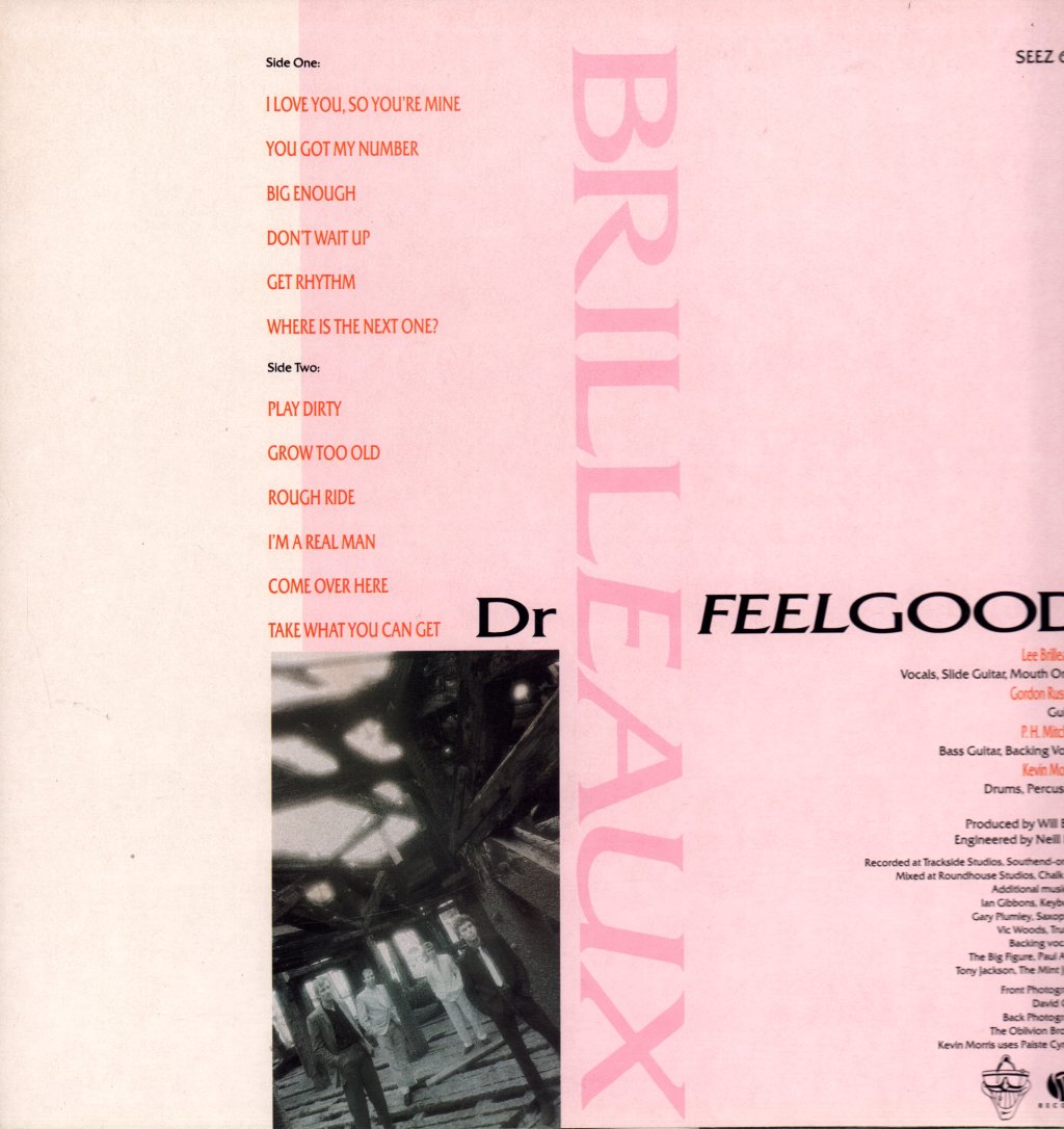 Dr. Feelgood - Brilleaux - Lp