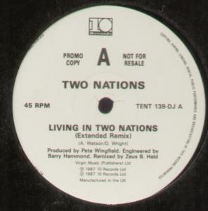 Two Nations - Living In Two Nations - 12 Inch