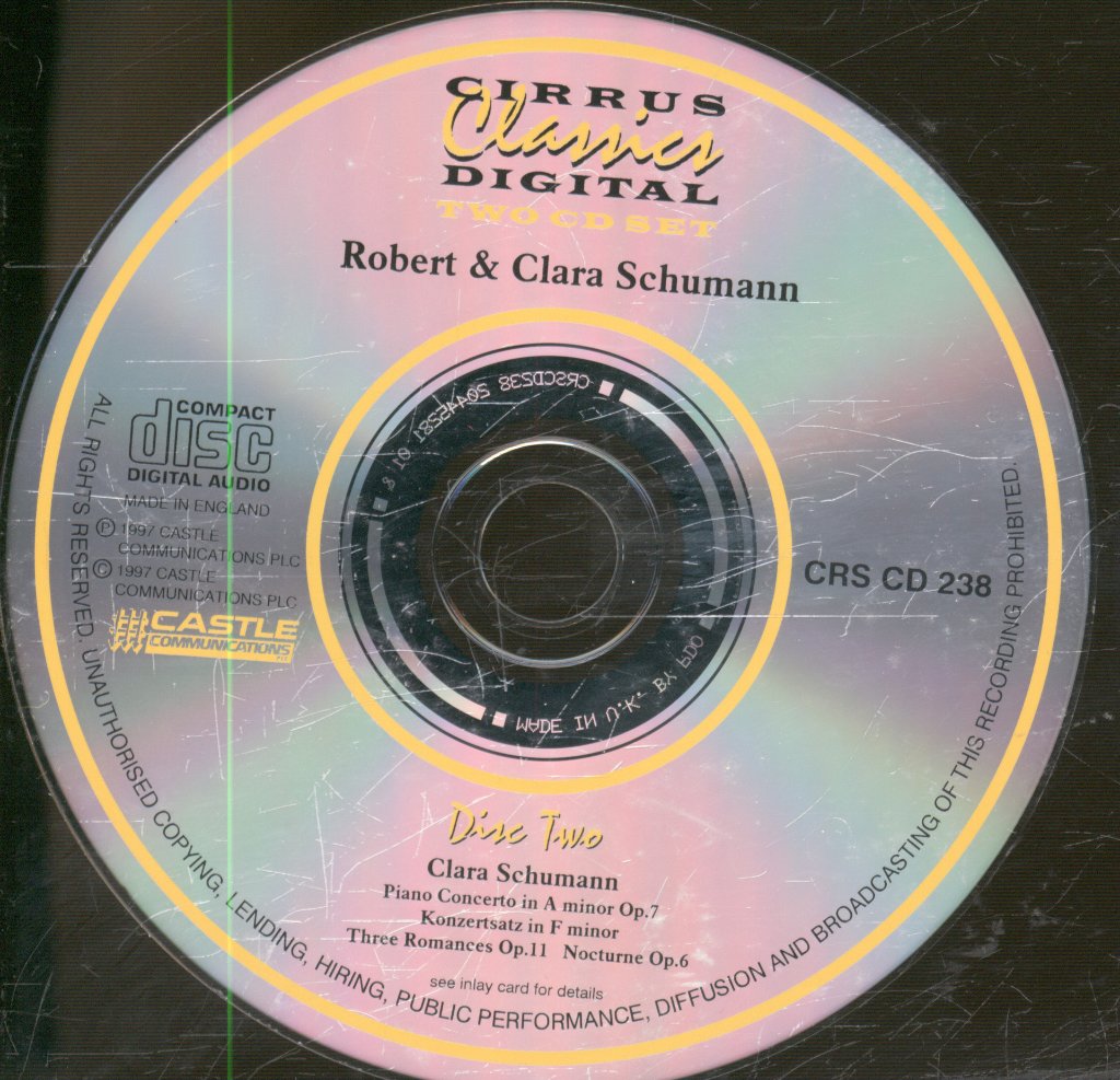 Lucy Parham, BBC Concert Orchestra - Robert And Clara Schumann - Double Cd