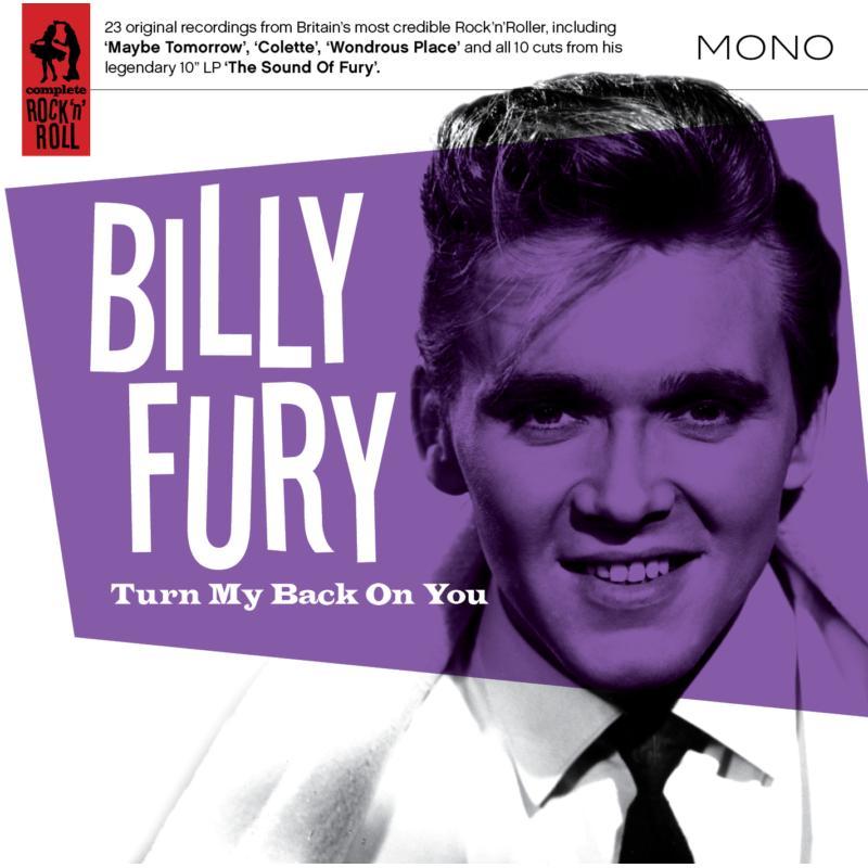 Billy Fury - Turn My Back On You - Cd