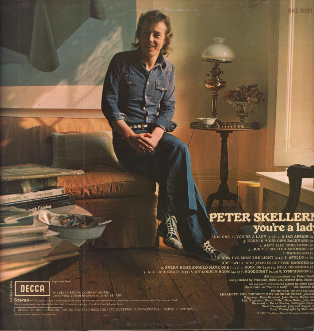 Peter Skellern - You're A Lady - Lp