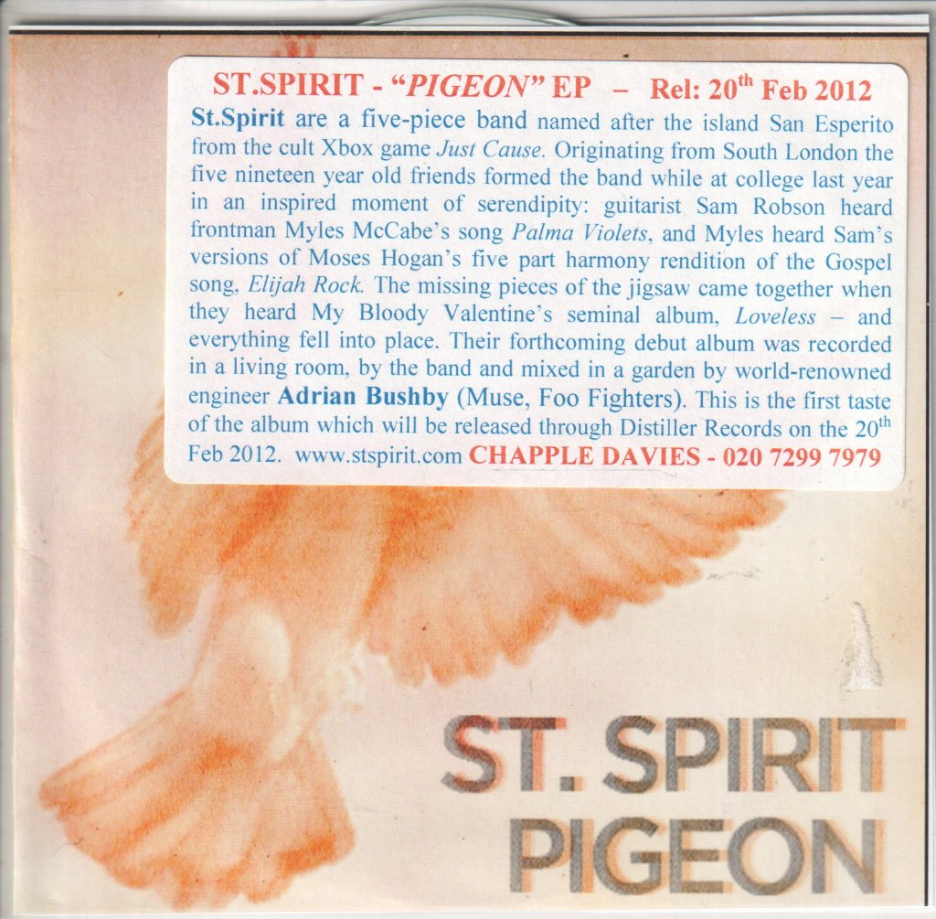 St. Spirit - Pigeon EP - Cdr