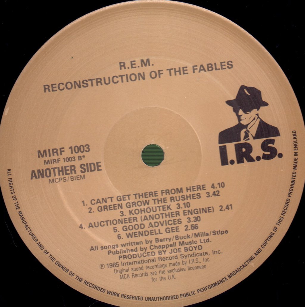 REM - Fables Of The Reconstruction - Lp