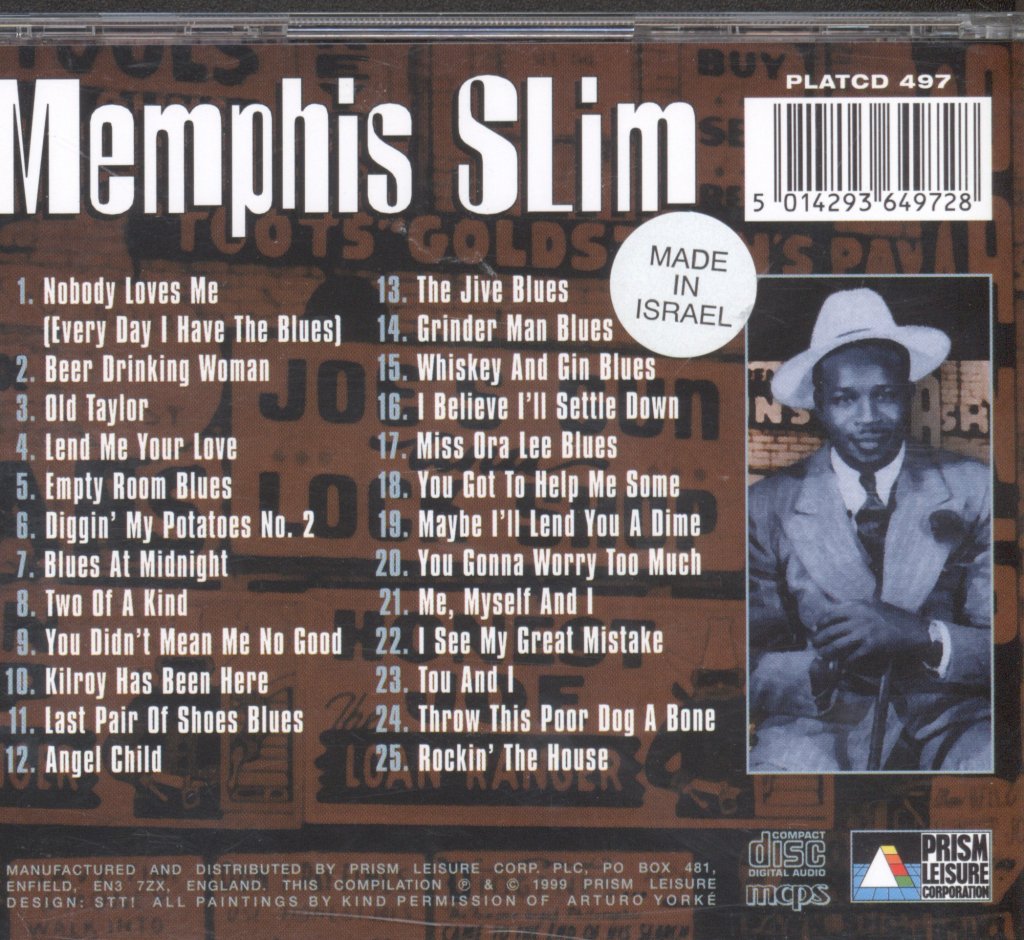 Memphis Slim - Every Day I Have The Blues - Cd