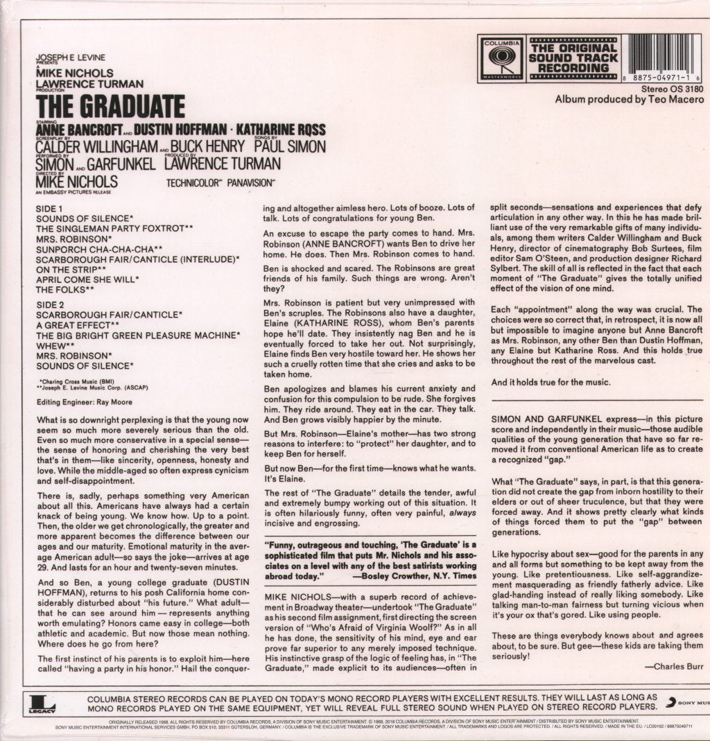 Simon & Garfunkel - Graduate (OST) - Lp