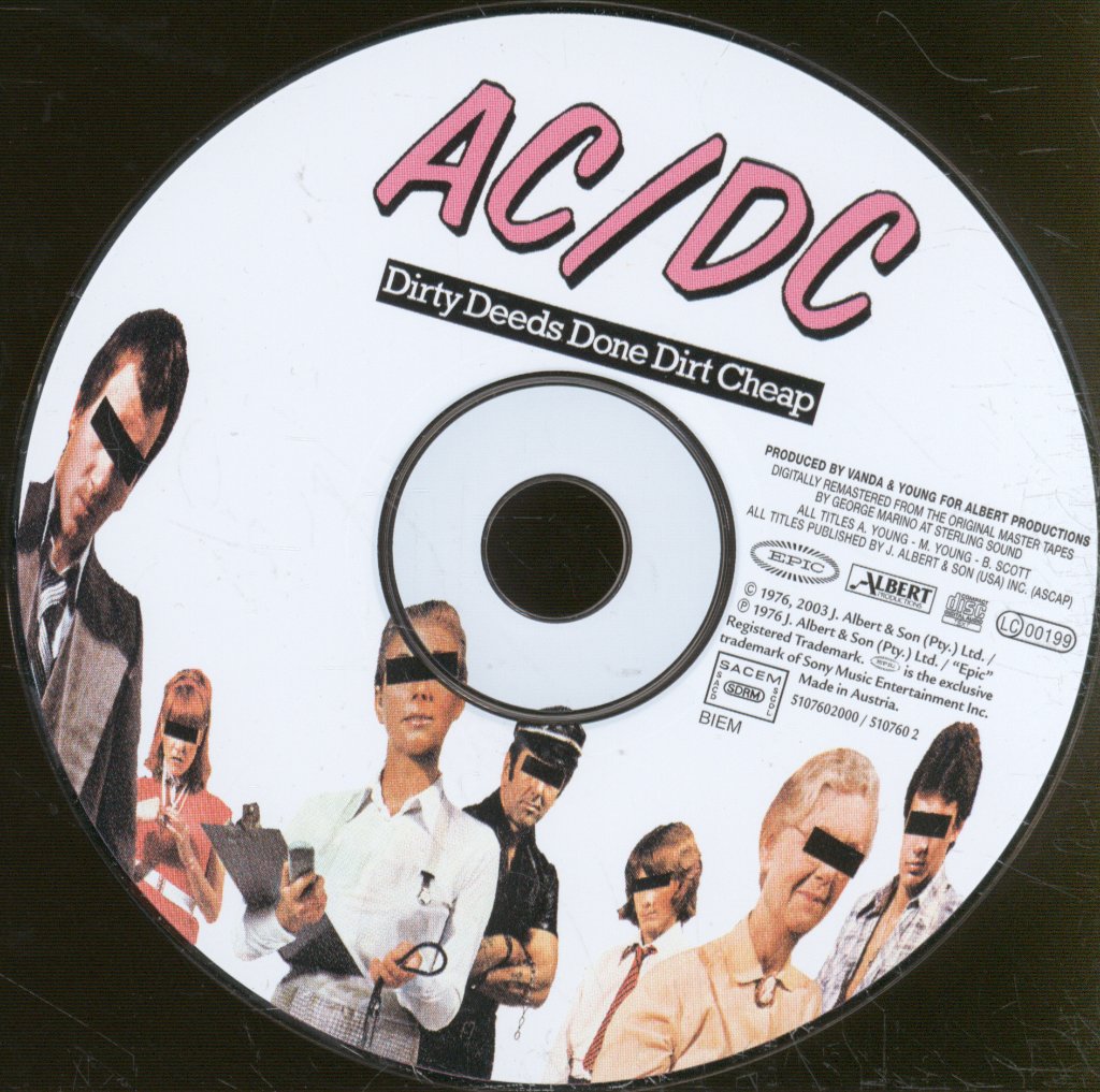 AC/DC - Dirty Deeds Done Dirt Cheap - Cd
