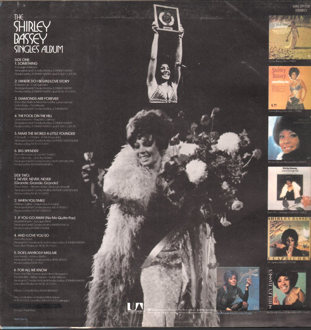 Shirley Bassey - Singles Album - Lp
