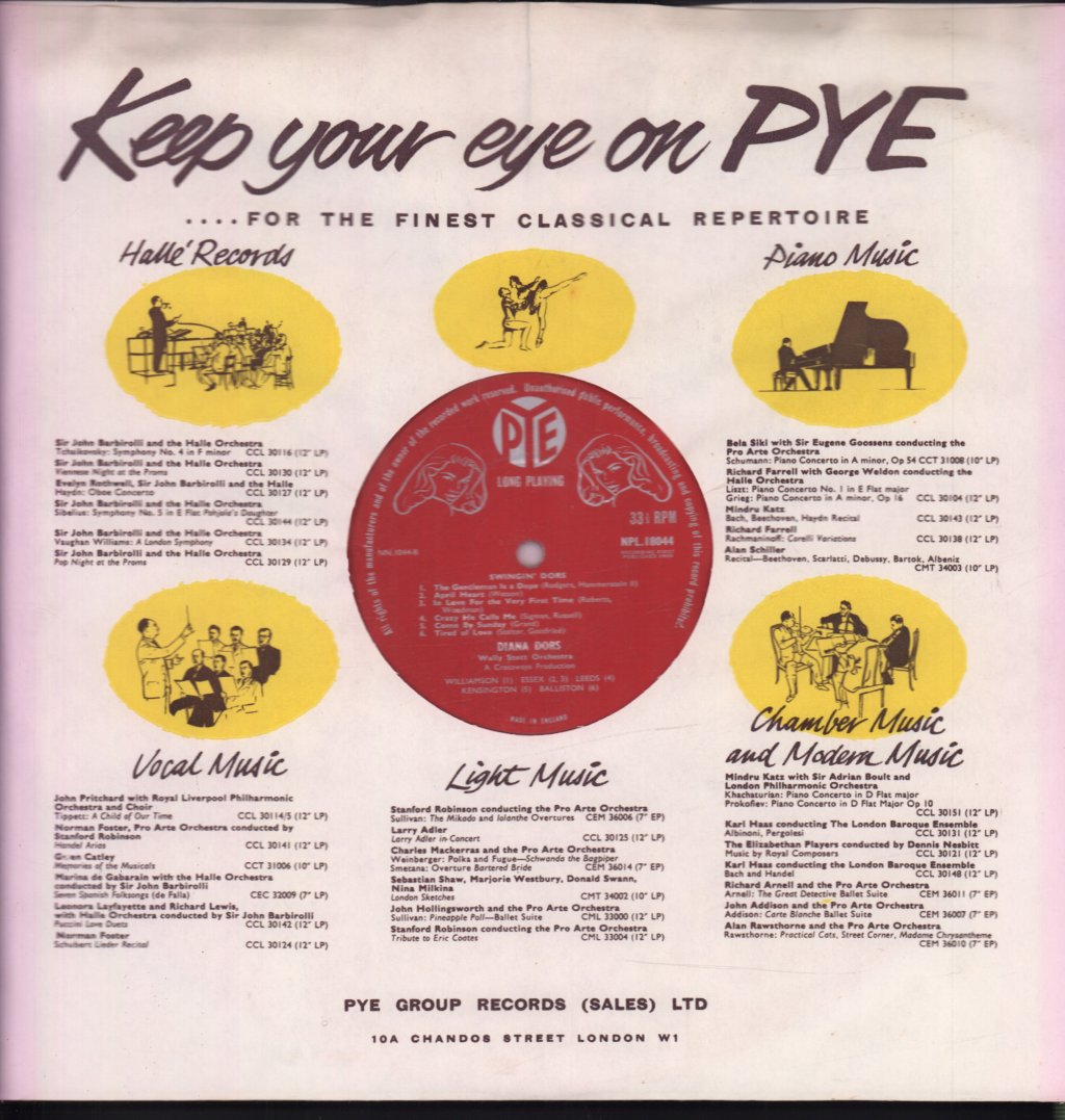 Diana Dors - Swingin' Dors - Lp
