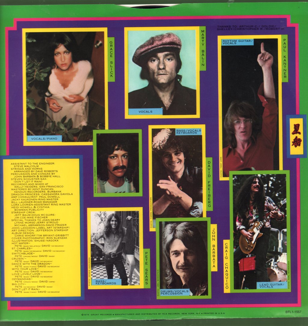 Jefferson Starship - Spitfire - Lp