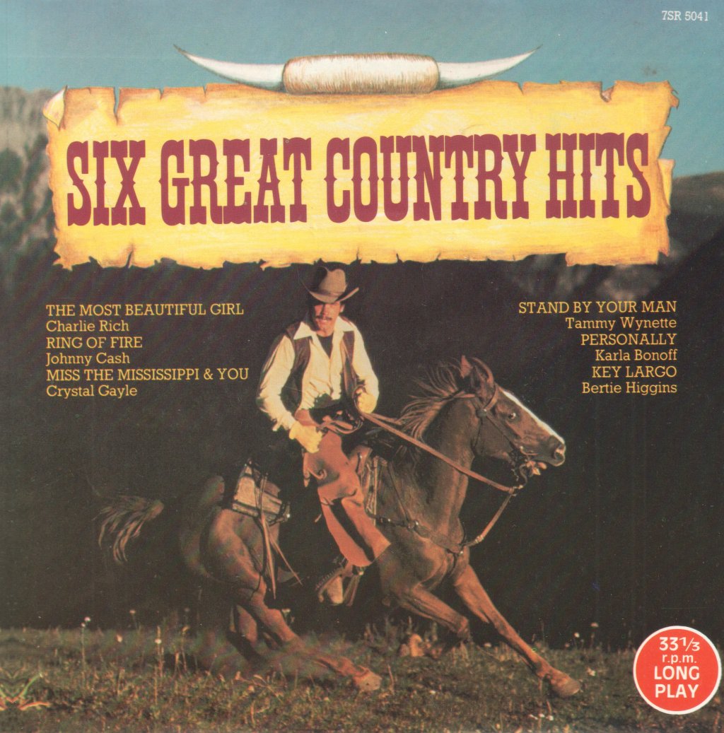 Various Artists - Six Great Country Hits - 7 Inch