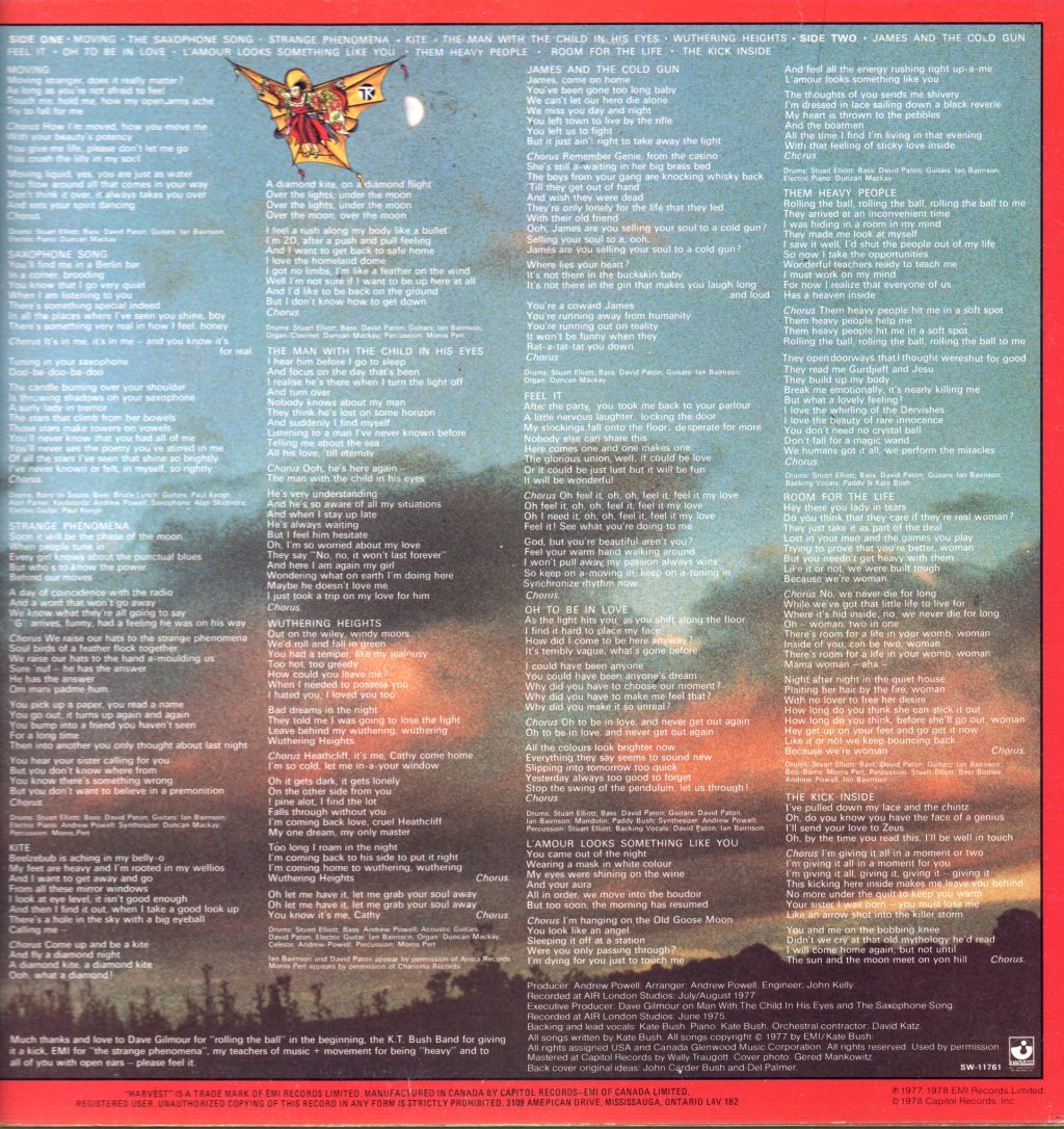 Kate Bush - Kick Inside - Lp
