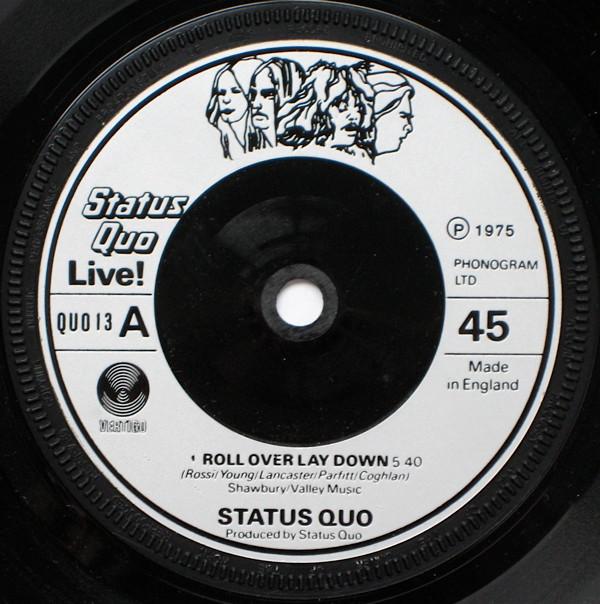 Status Quo - Live! - 7 Inch