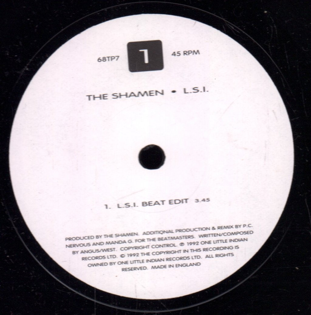 Shamen - Love Sex Intelligence - 7 Inch