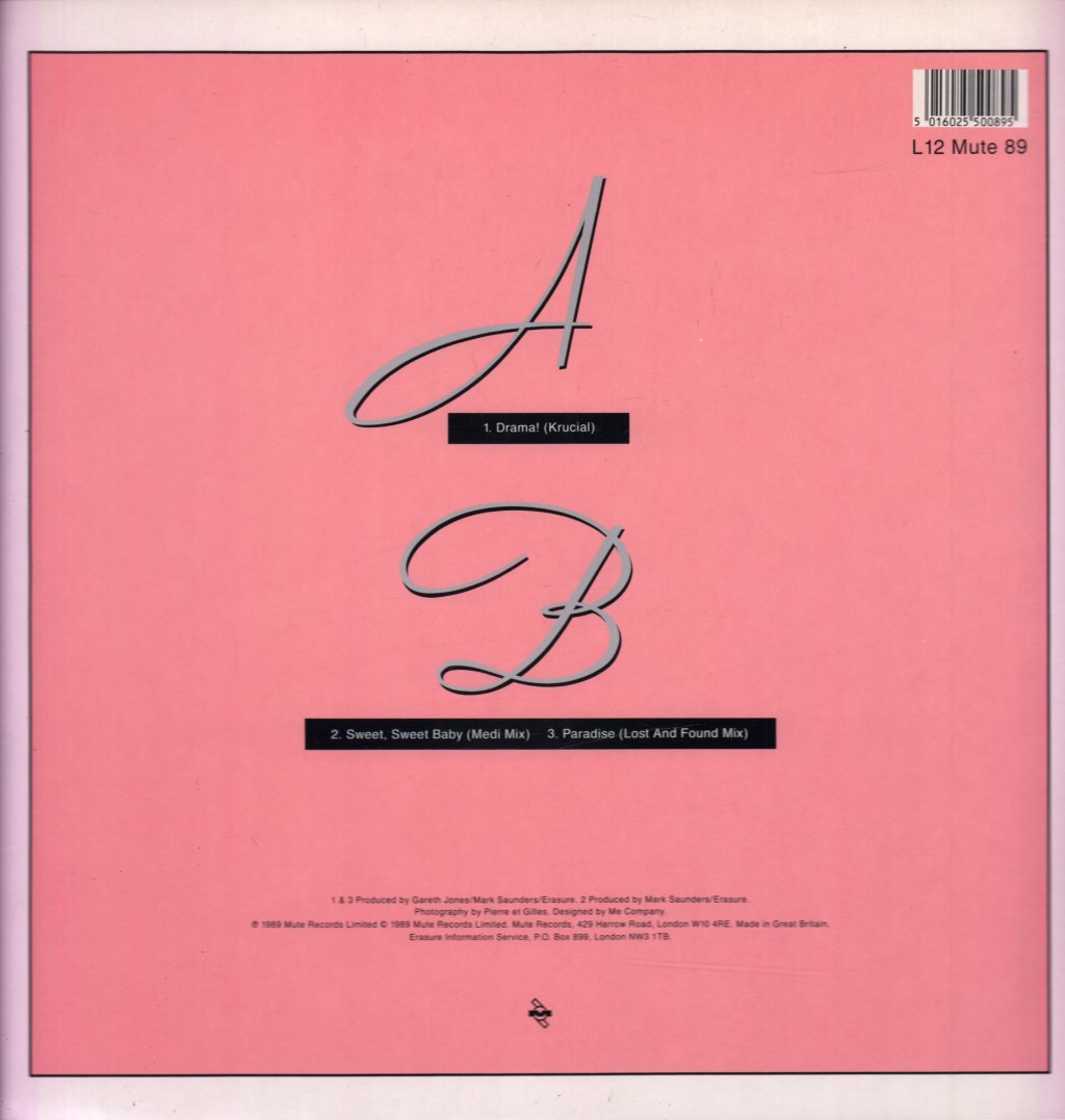 Erasure - Drama - 12 Inch