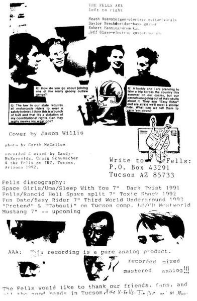 Fells - Fun Date - 7 Inch