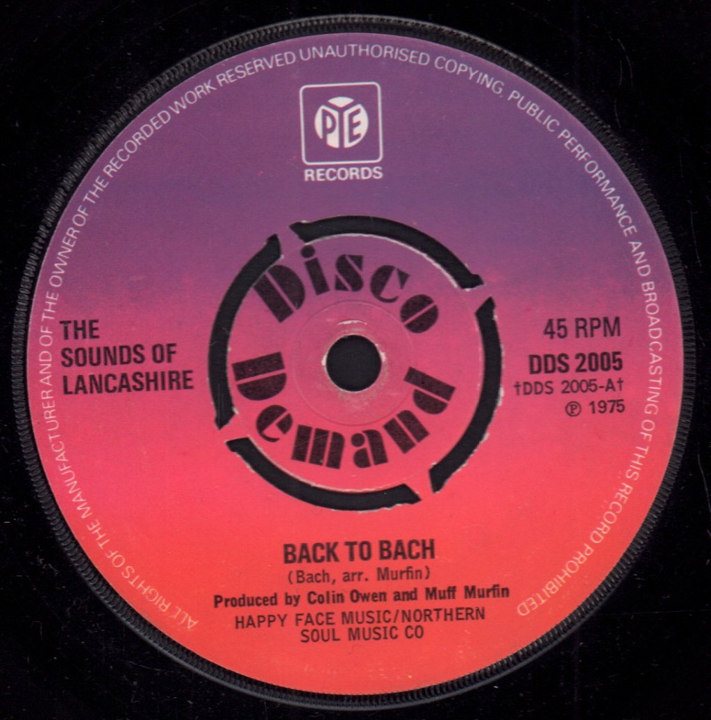 Sounds Of Lancashire - Back To Bach - 7 Inch