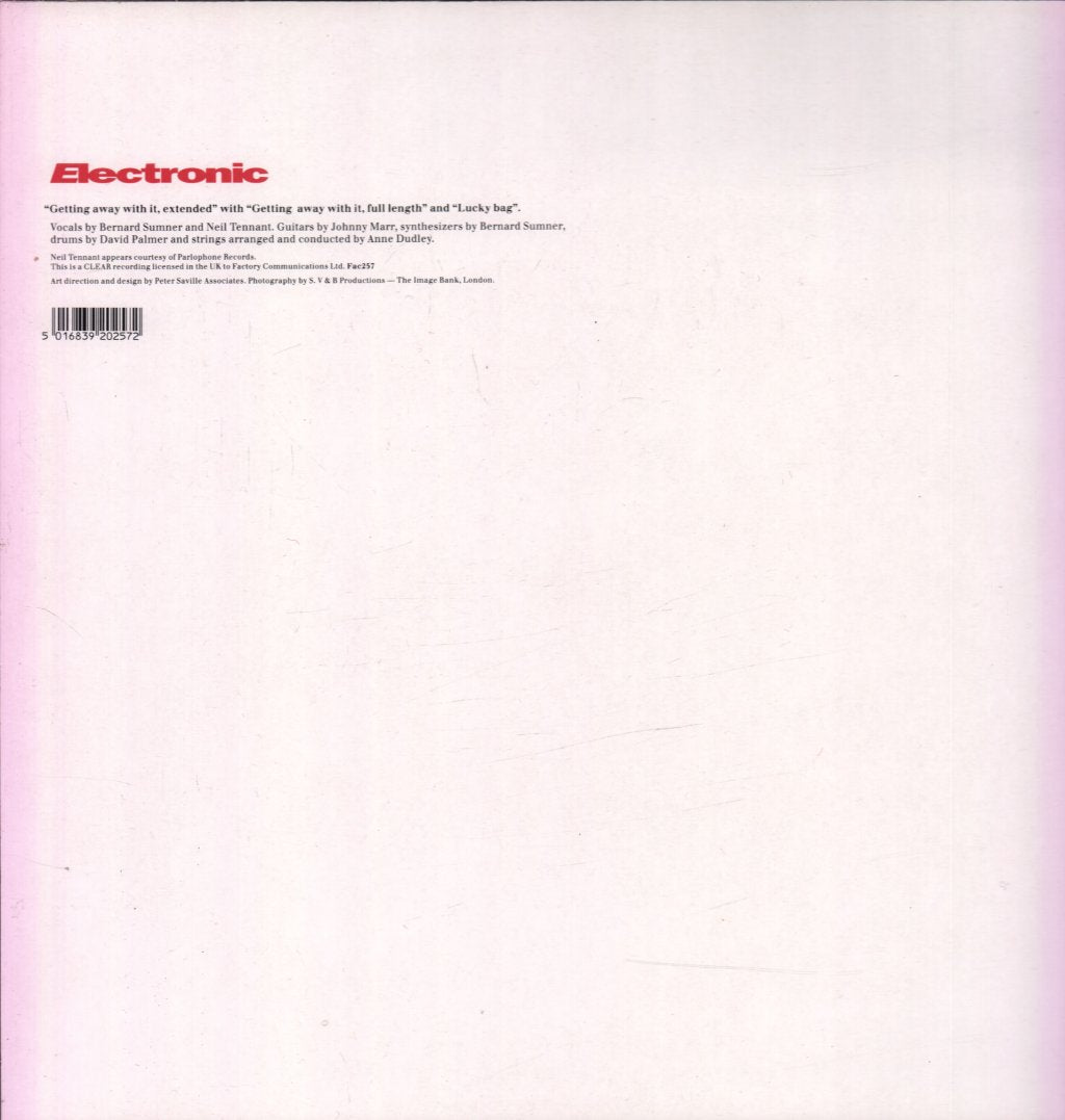 Electronic - Getting Away With It - 12 Inch