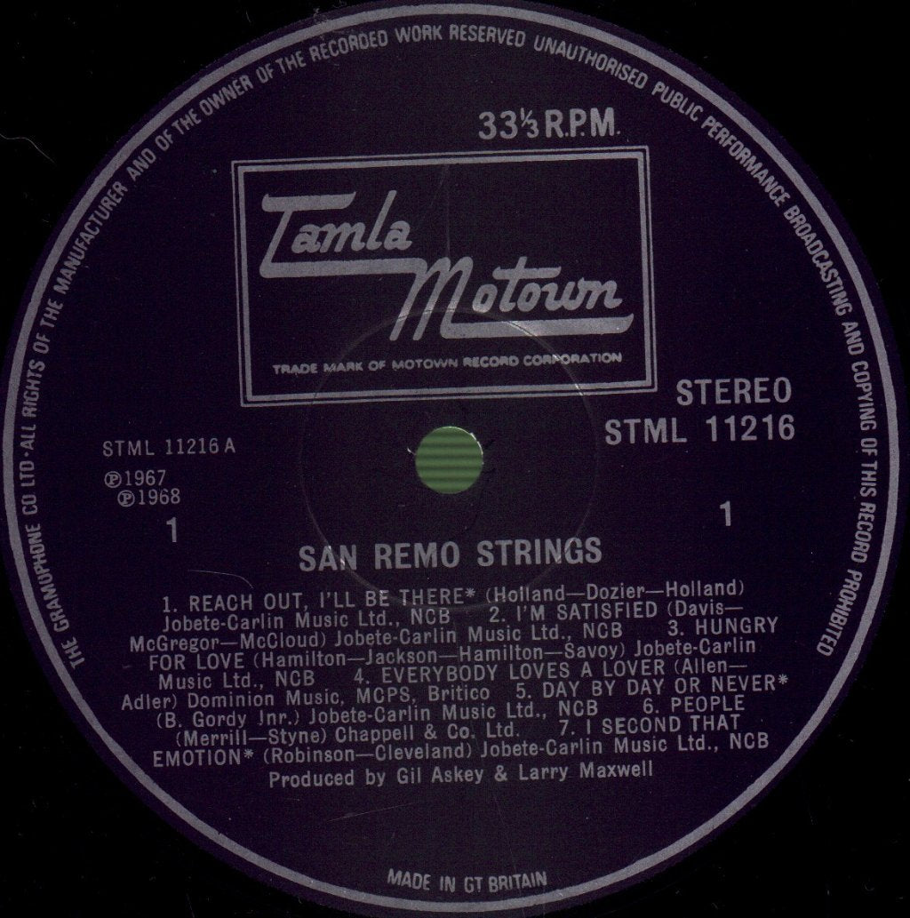 San Remo Strings - San Remo Strings Swing - Lp