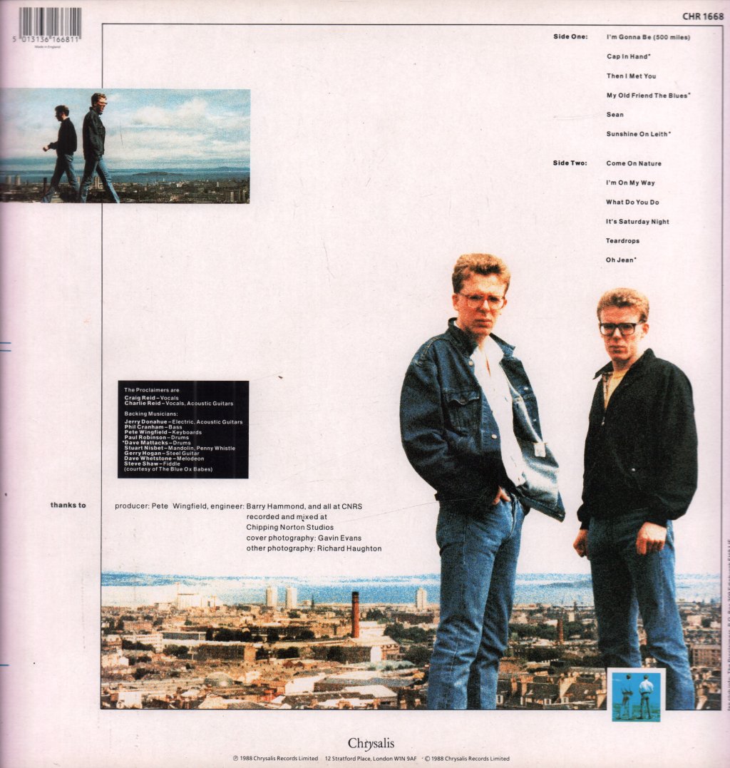 Proclaimers - Sunshine On Leith - Lp