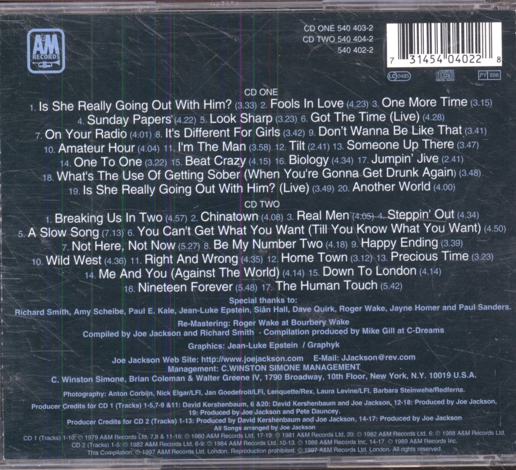 Joe Jackson - This Is It (The A&M Years 1979-1989) - Double Cd