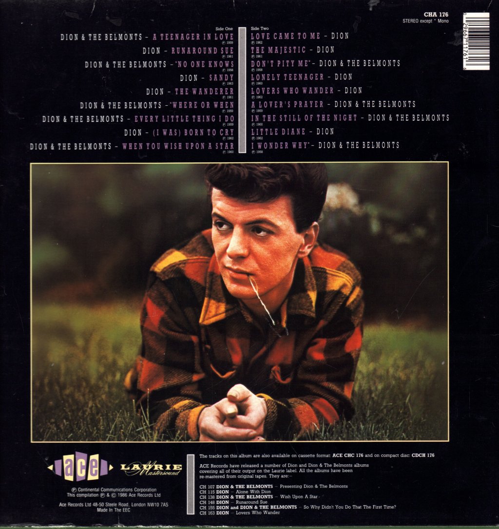 Dion And The Belmonts - Hits - Lp