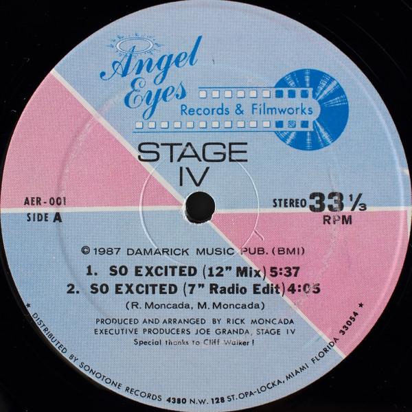 Stage Iv - So Excited - 12 Inch