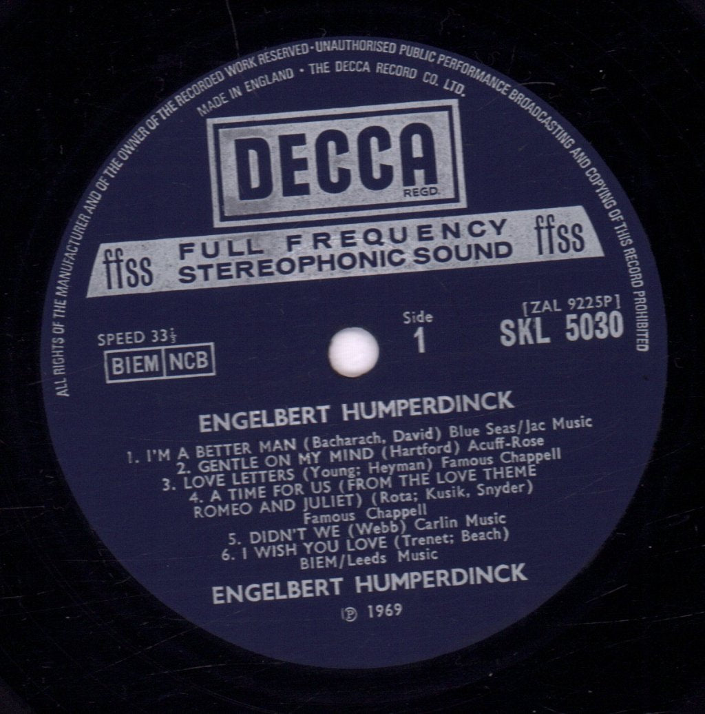 Engelbert Humperdinck - Engelbert Humperdinck - Lp