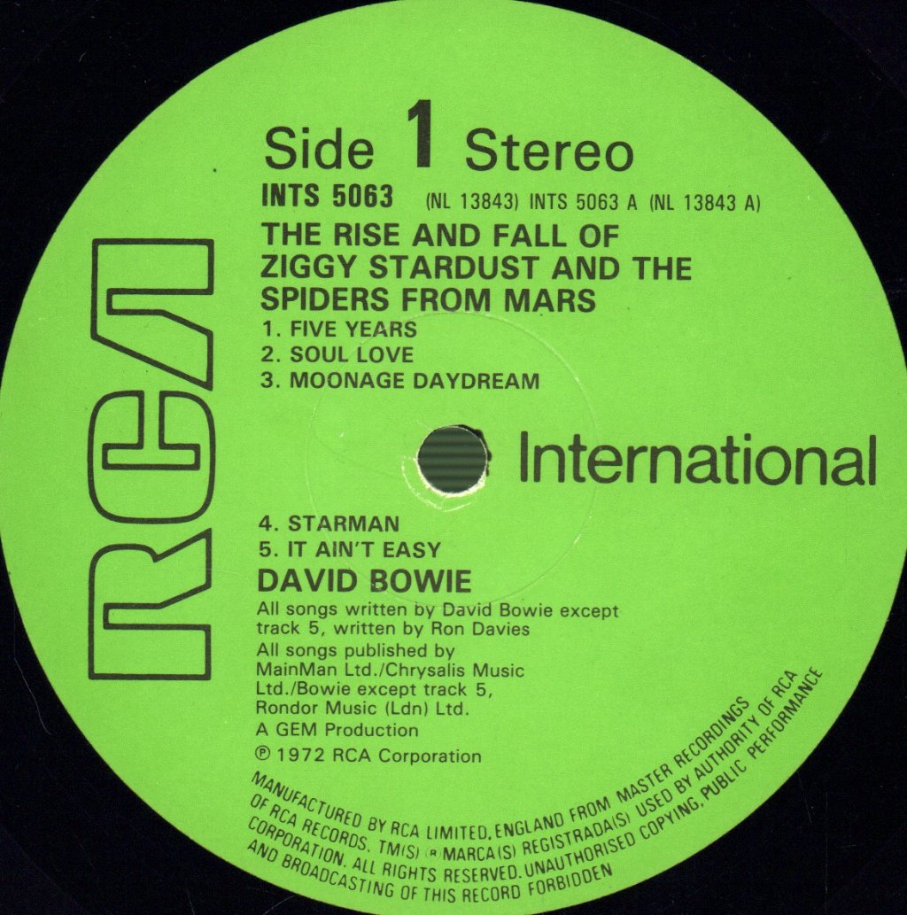 David Bowie - Ziggy Stardust - Lp