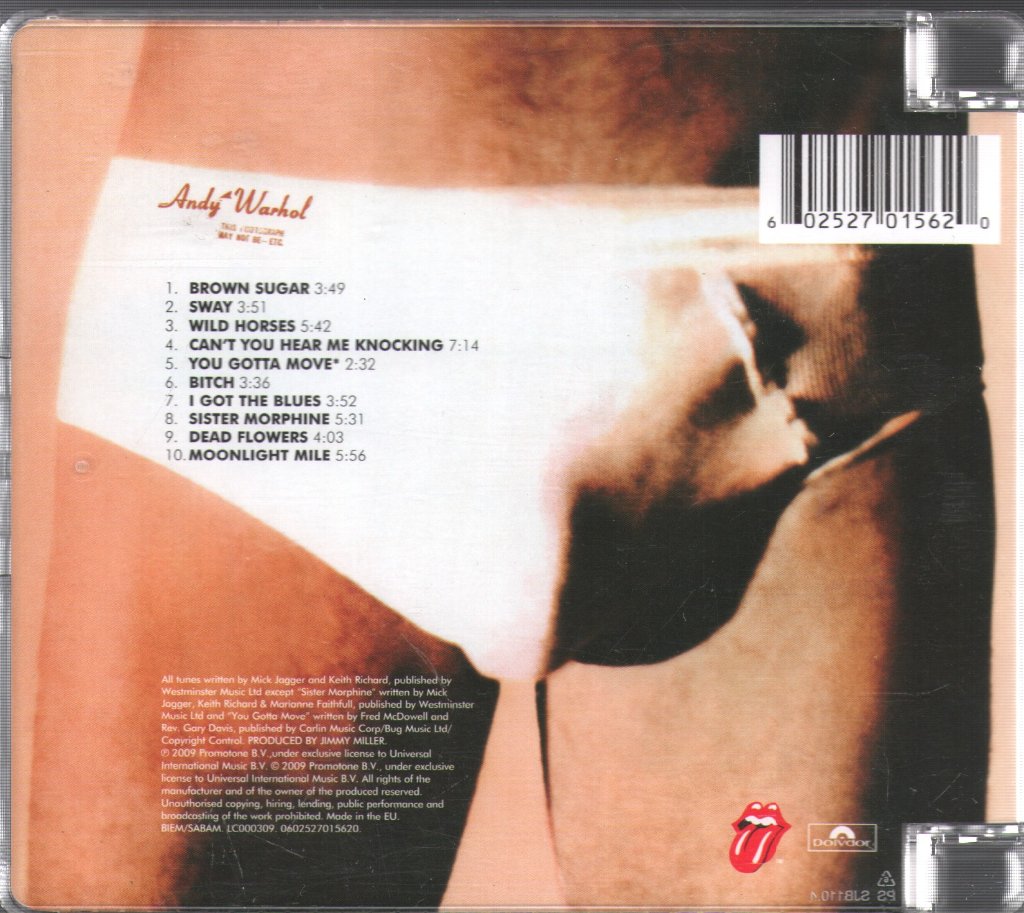 Rolling Stones - Sticky Fingers - Cd