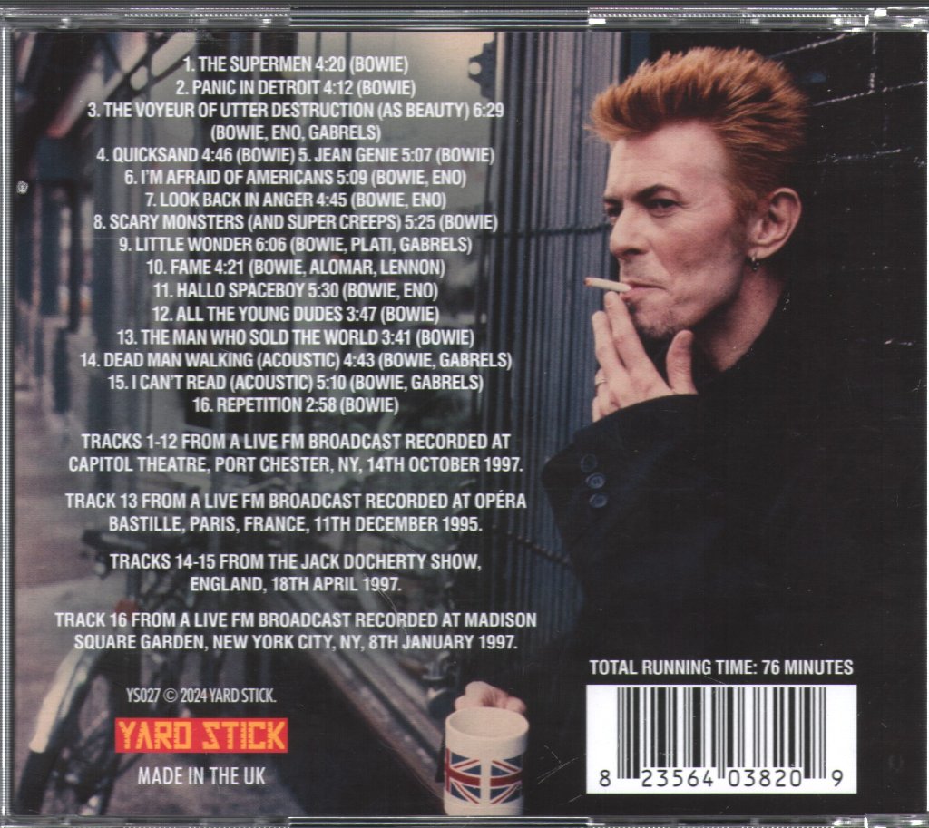 David Bowie - New England Gateway (Port Chester Broadcast 1997) - Cd