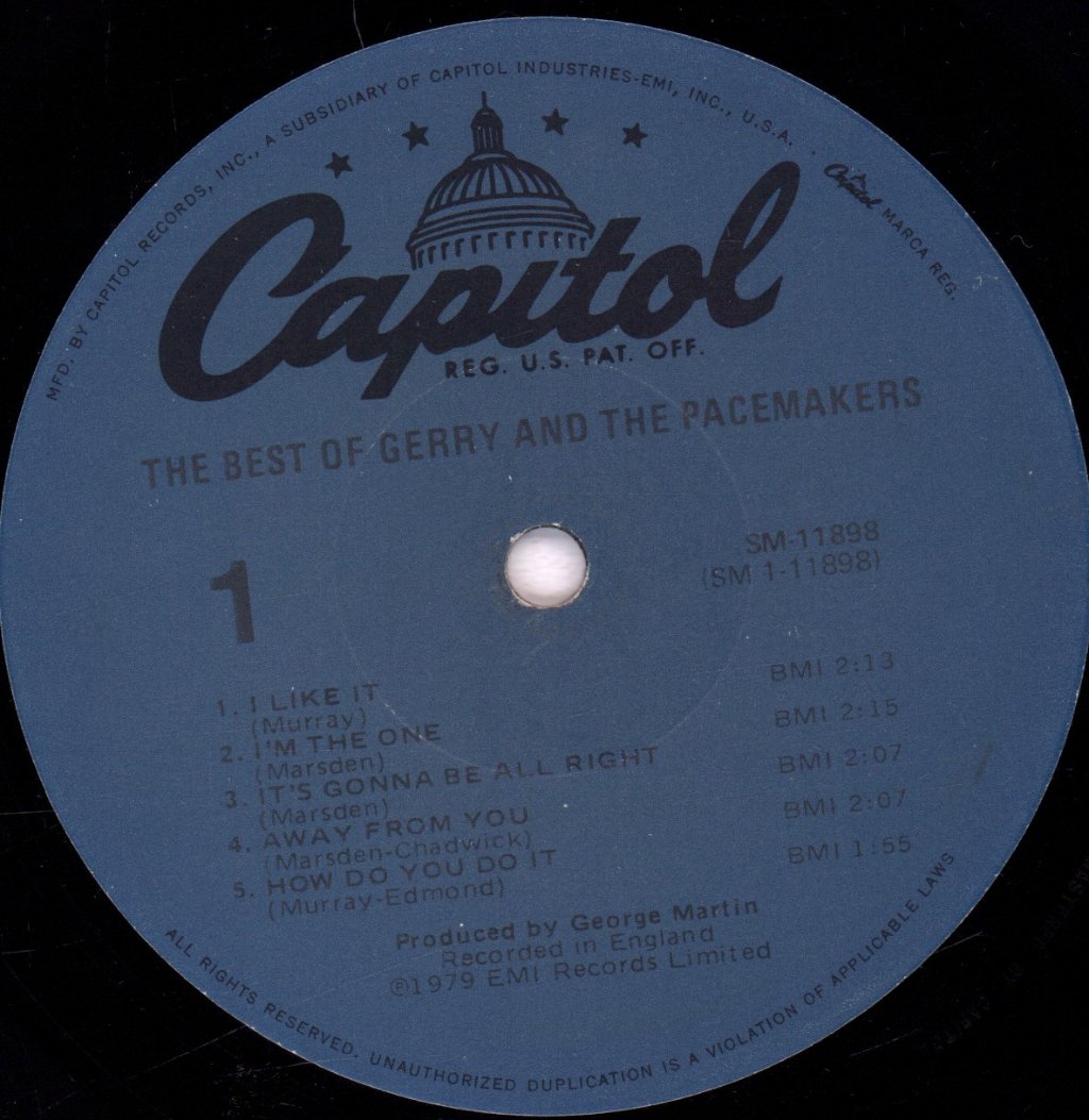 Gerry & The Pacemakers - Best Of - Lp