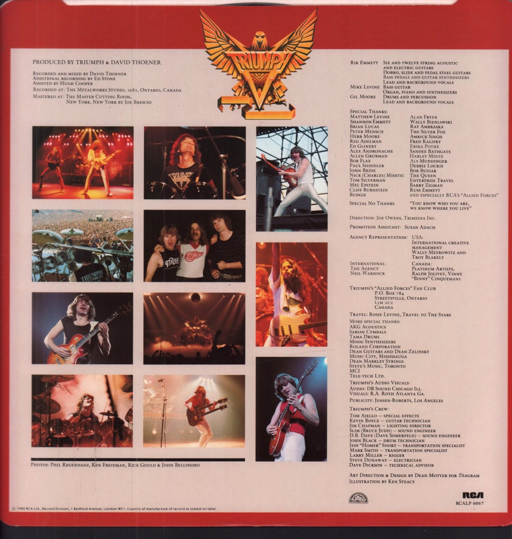 Triumph (Canadian Rock/Metal Group) - Never Surrender - Lp