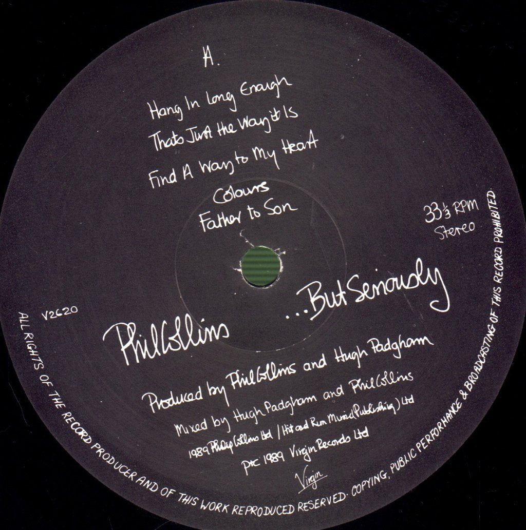 Phil Collins - But Seriously - Lp