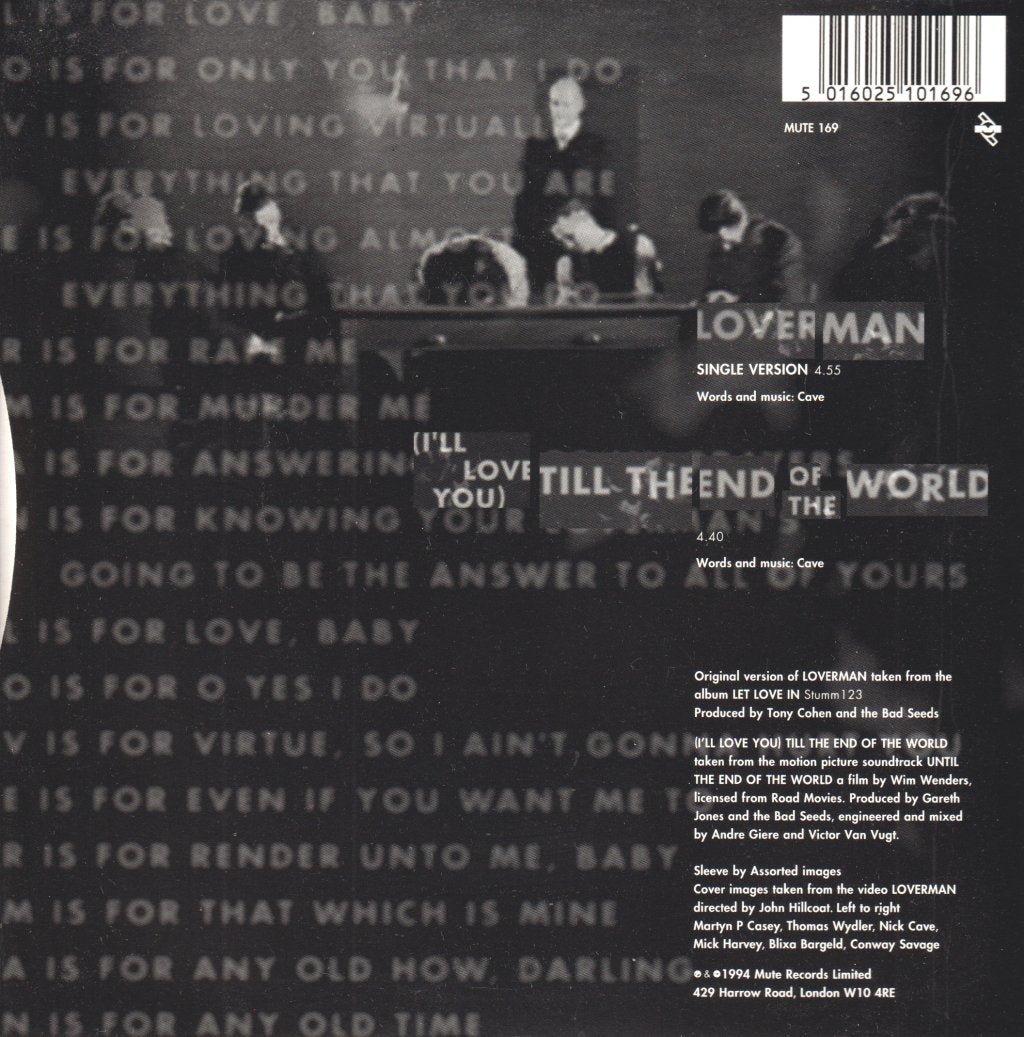 Nick Cave And The Bad Seeds - Loverman - 7 Inch