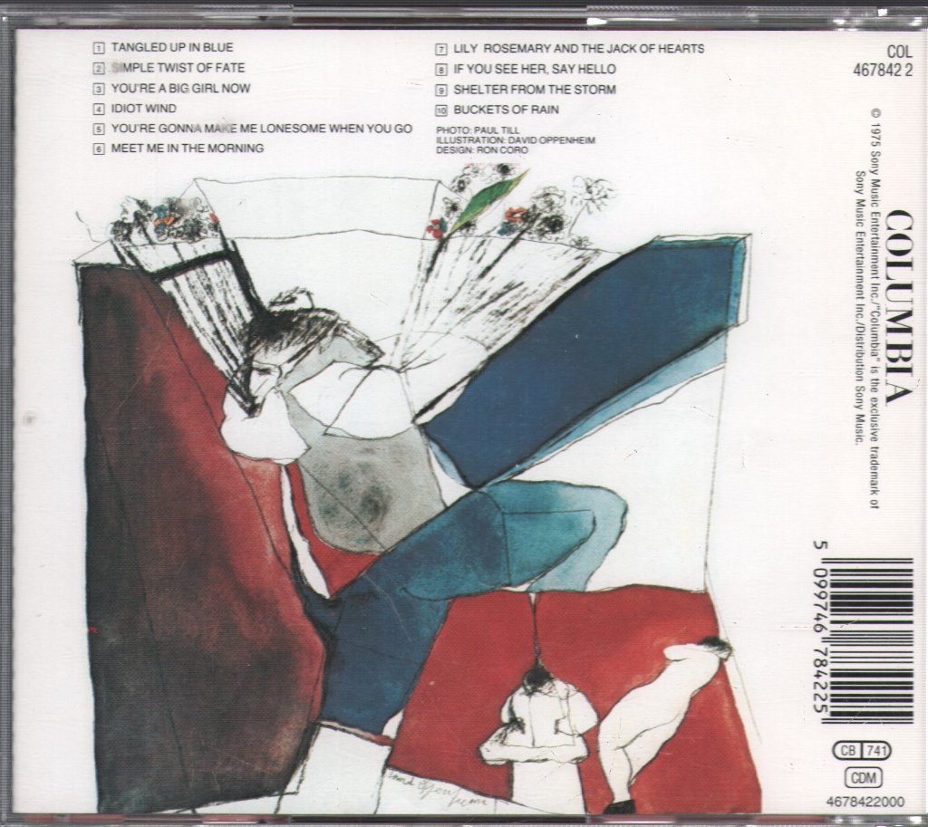 Bob Dylan - Blood On The Tracks - Cd