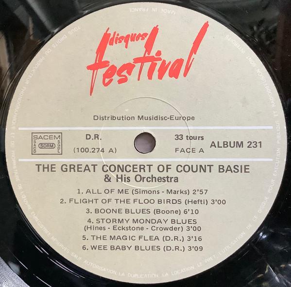 Count Basie Orchestra - Great Concert Of Count Basie And His Orchestra - Double Lp