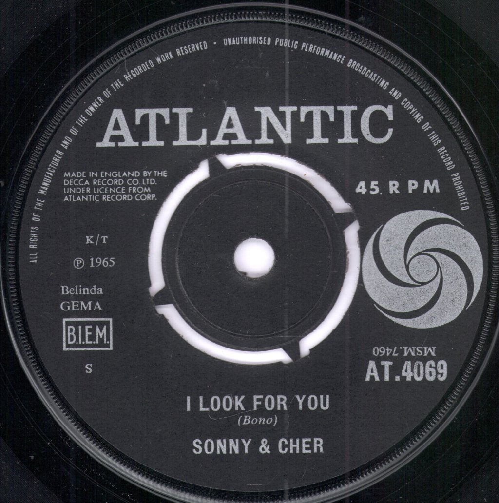 Sonny And Cher - What Now My Love - 7 Inch
