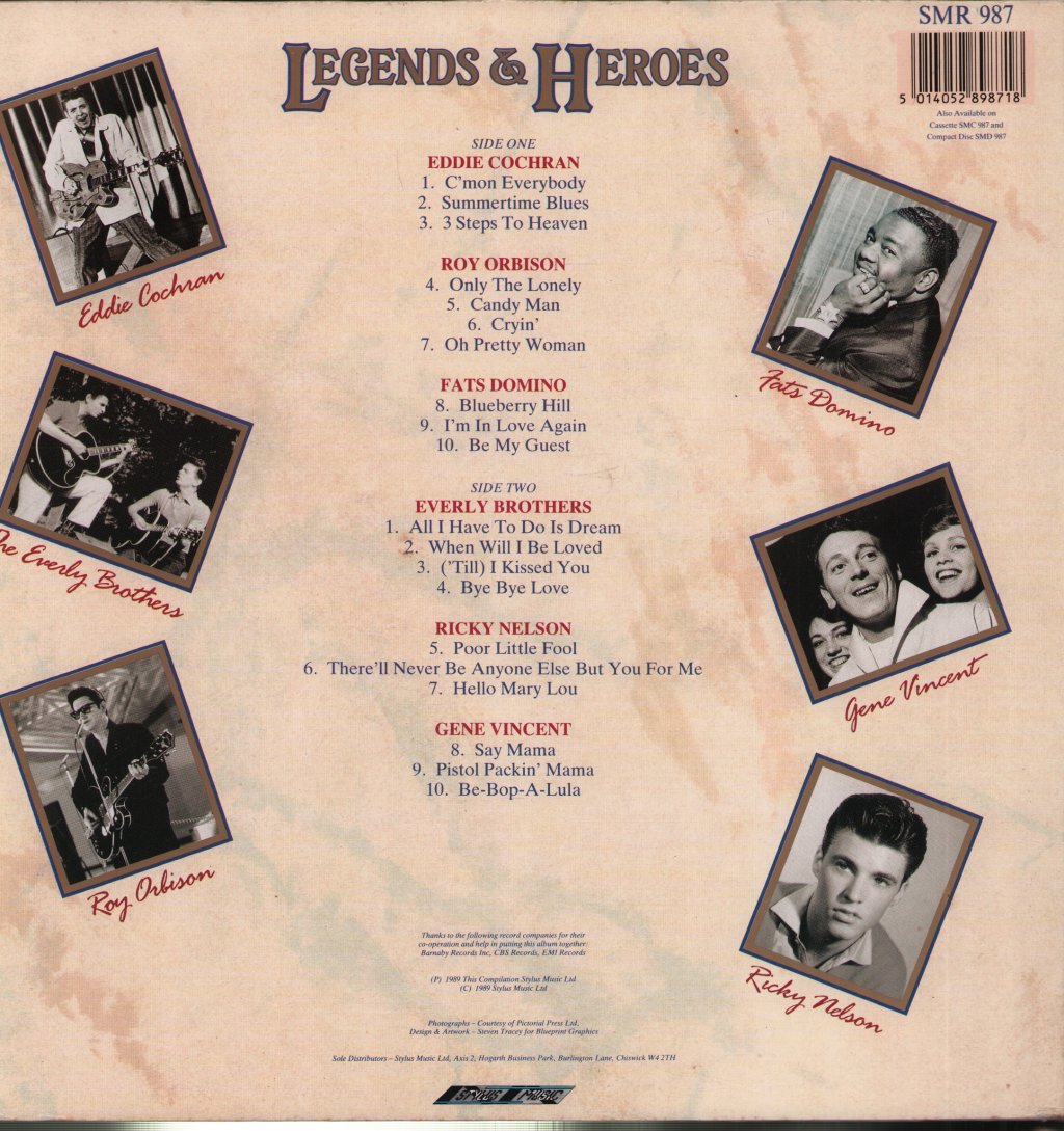 Various Artists - Legends & Heroes - Lp