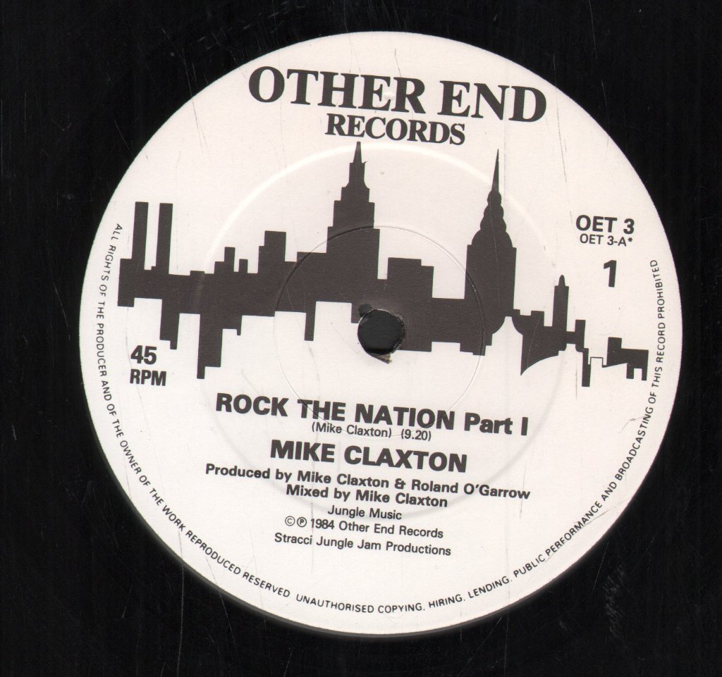 Mike Claxton - Rock The Nation Part 1 - 12 Inch