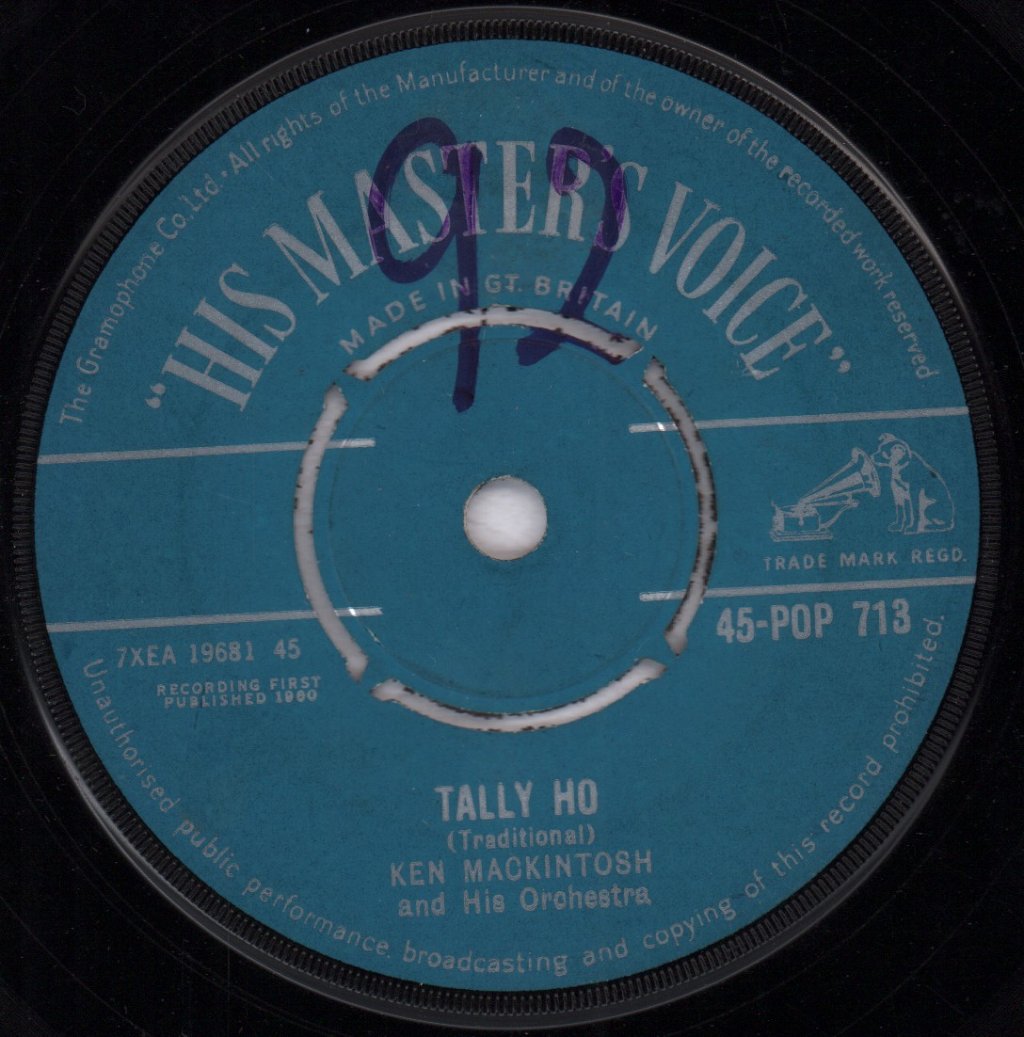 Ken Mackintosh - No Hiding Place - 7 Inch
