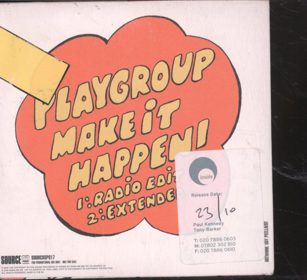 Playgroup (2000'S Group) - Make It Happen! - Cd