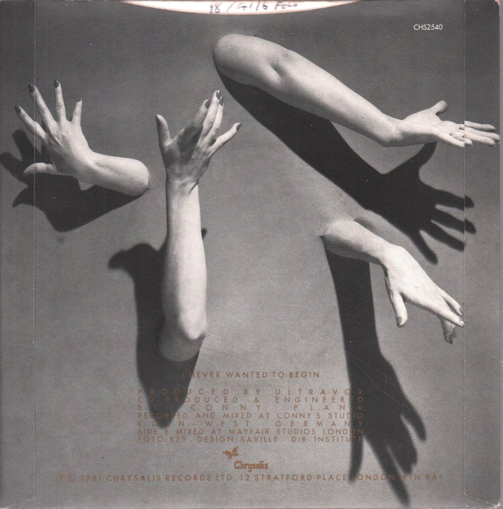 Ultravox - Thin Wall - 7 Inch