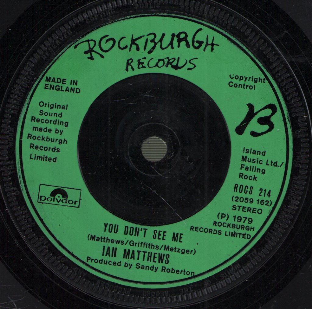 Ian Matthews - Heatwave - 7 Inch