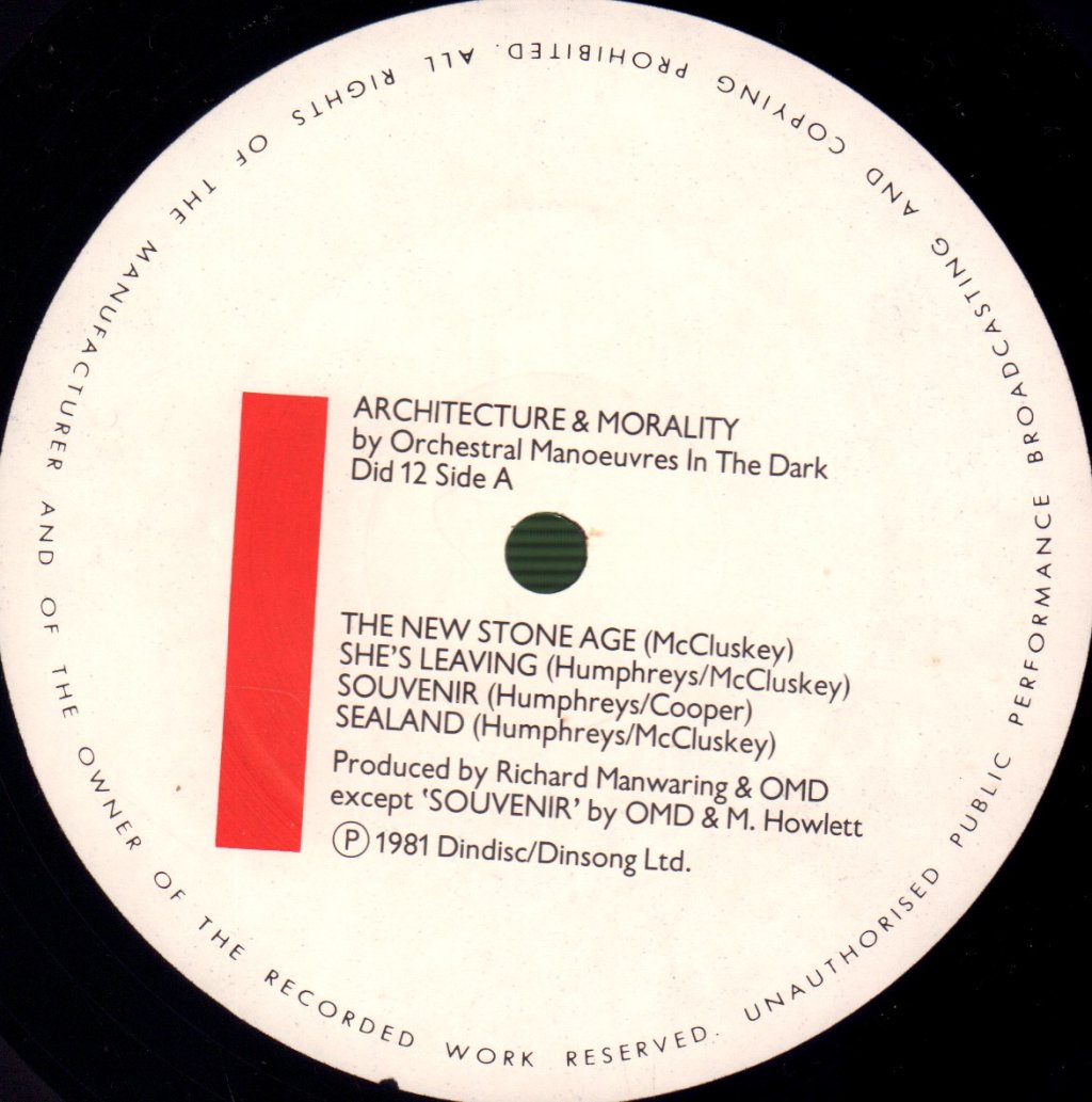 OMD - Architecture And Morality - Lp