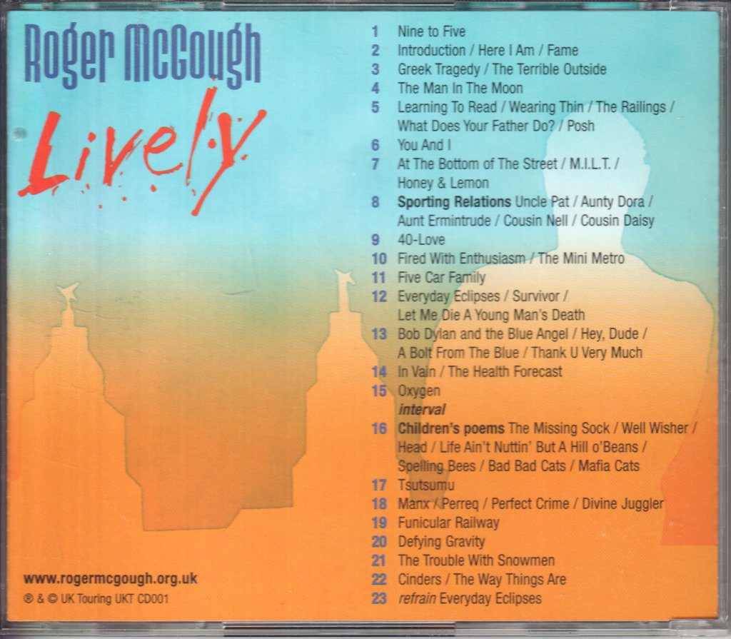Roger Mcgough - Lively - Cd