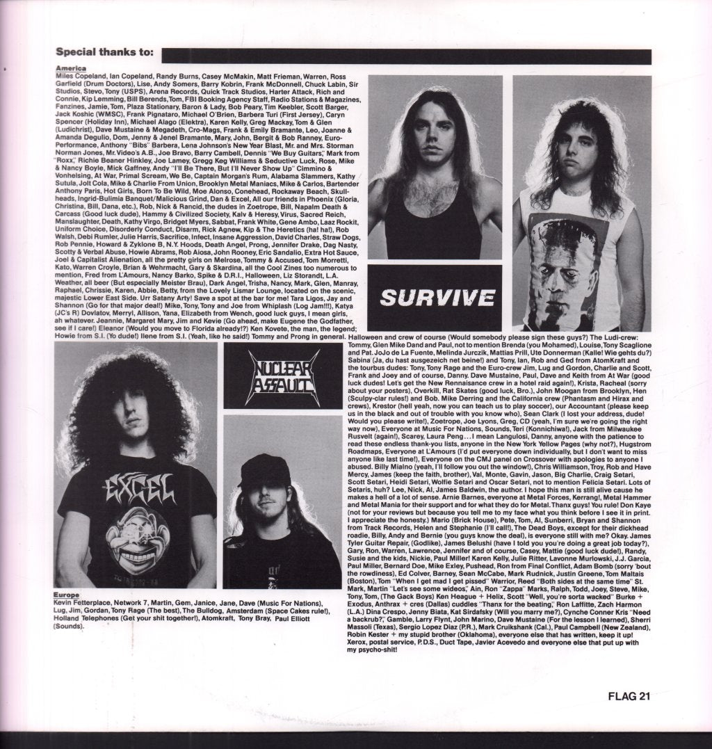 Nuclear Assault - Survive - Lp