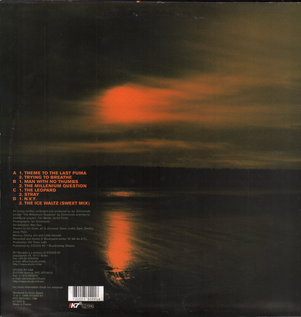 Ian Simmonds - Last States Of Nature - Double Lp