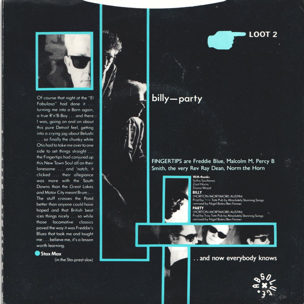 Fingertips - Billy - 7 Inch
