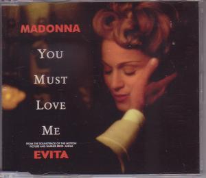 Madonna - You Must Love Me - Cd