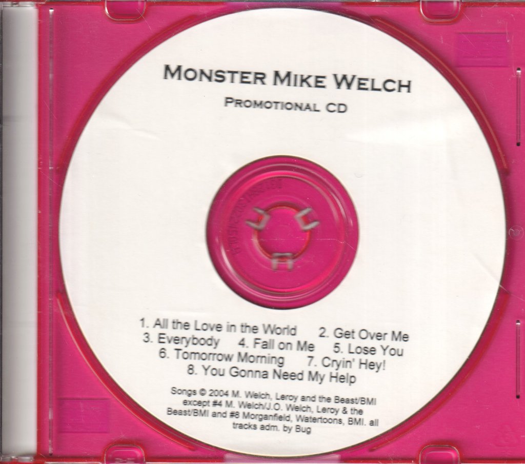 Monster Mike Welch - promotional - Cdr